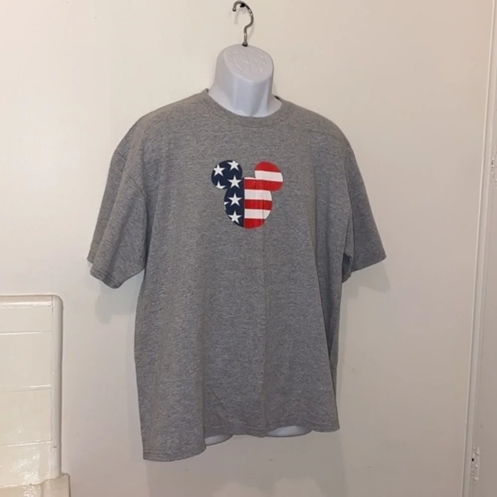 Unisex Disney World Patriotic Mickey Mouse Tee
